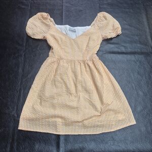 Urban Outfitters Dress in Orange Gingham